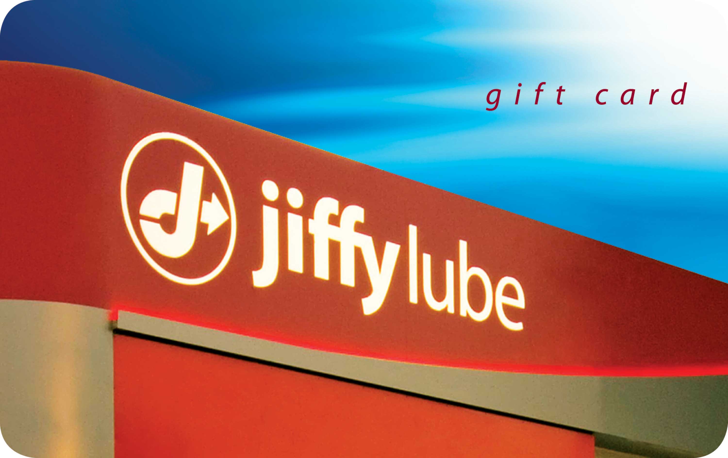Jiffy Lube gift card
